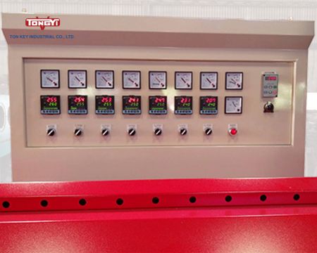 মেইন এক্সট্রুডারের তাপমাত্রা সেটিং